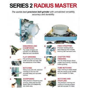 Radius Master Series 2 Belt Grinder 1220 x 50 Belt